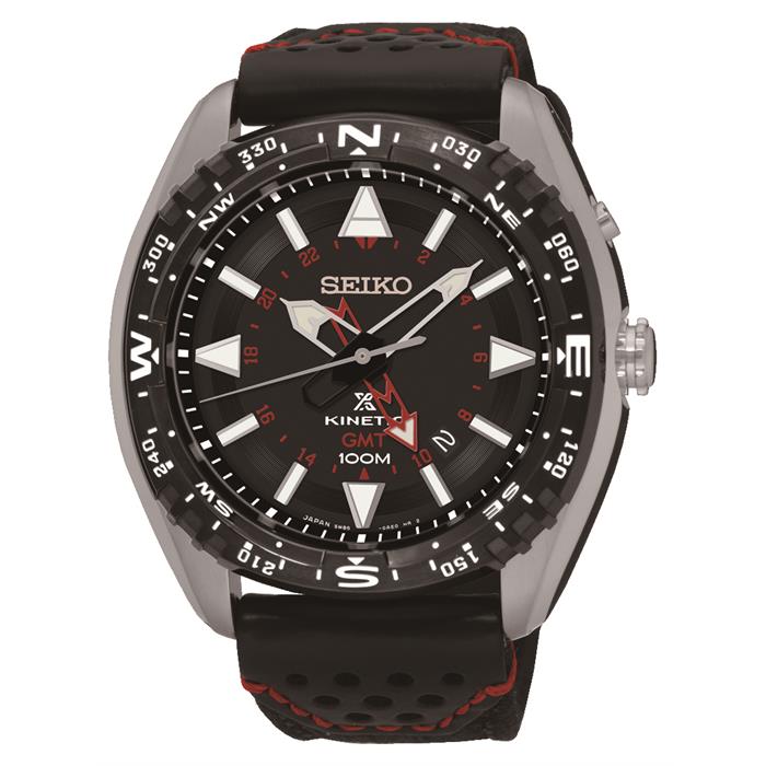 SEIKO Kinetic GMT 100m 防水腕時計 ジャンク Seiko Prospex SUN049P2 Kinetik Gmt Erkek Kol Saati Abt Saat