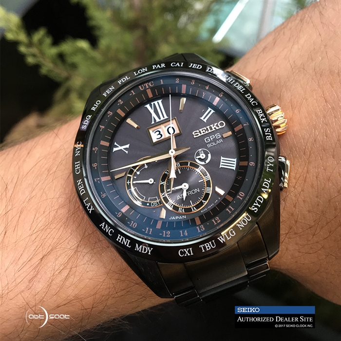 Seiko Astron SSE141J GPS Solar Erkek Kol Saati Abt Saat