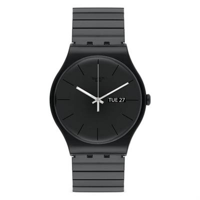 SWATCH SUOB708B Mystery Lıfe Siyah Unısex Kol Saat