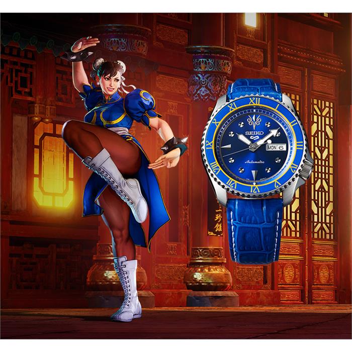 Seiko5 Street Fighter SRPF17K CHUNLI Kol Saati Abt Saat