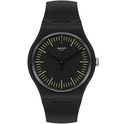 Swatch SUOB184 Blacknyellow Erkek Kol Saati