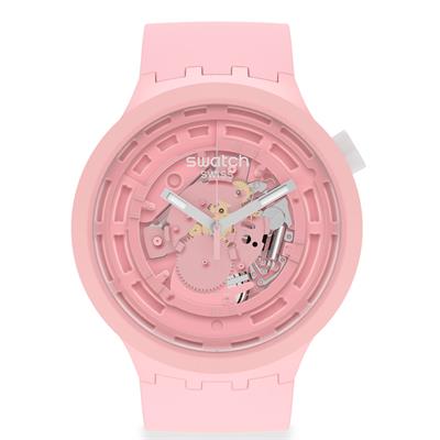 Swatch SB03P100 C-PINK Big Bold Ceramic Kol Saati