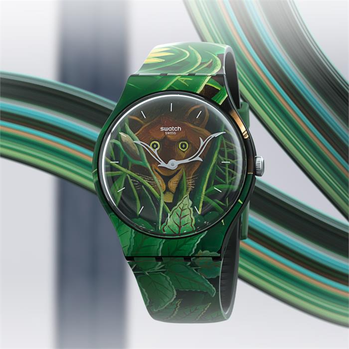 Swatch SUOZ333 The Dream by Henri Rousseau Unisex Abt Saat