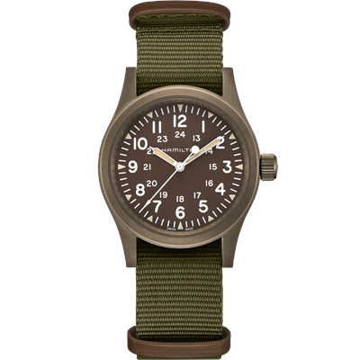 Hamilton Khaki Field Mechanical H69449961 Kurmalı Erkek Kol Saati