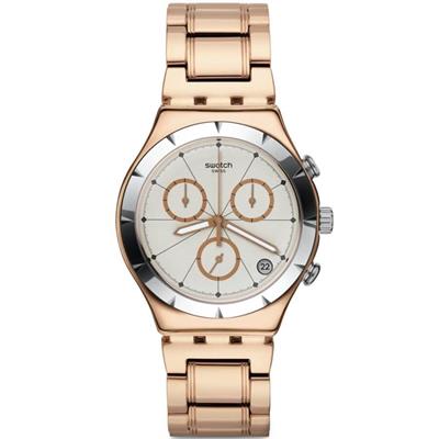 Swatch YCG408GD Pushback Restyled Kadın Kol Saati