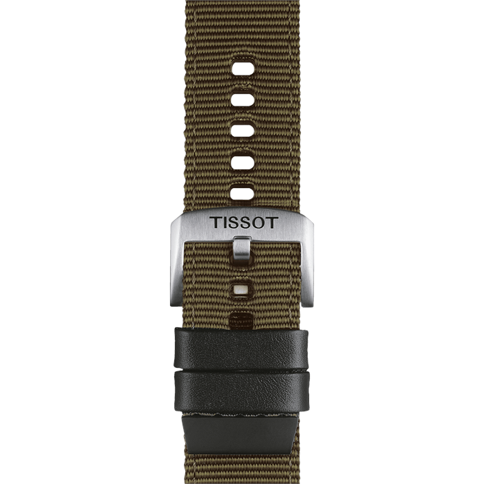 t8.TT様 オーダー品 Tissot T852046756 Haki Tekstil Kayış (22 mm) Abt Saat