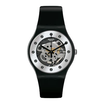 Swatch SO29B109 Silver Glam Erkek Kol Saati