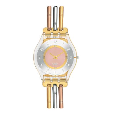 Swatch SS08K101B Tri Gold Again Kadın Kol Saati