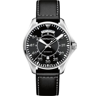 Hamilton H64615735 Khaki Aviation Pilot Day Date Otomatik Erkek Kol Saati