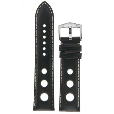 Rochet 5810701 Siyah Deri Kayış - 20mm