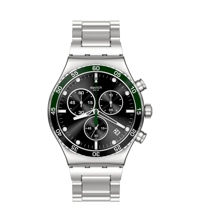 Swatch YVS506G Dark Green Irony Erkek Kol Saati Abt Saat