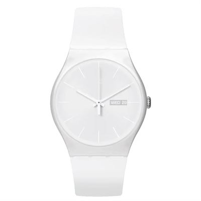 Swatch SO29W704-S14 Whıte Rebel Unisex Kol Saati