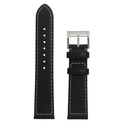 Hamilton H690704110 Siyah Deri Kayış - 20 mm