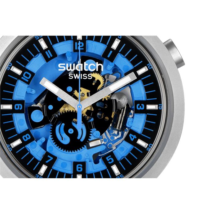 Swatch SB07S106 Azure Blue Daze Erkek Kol Saati Abt Saat