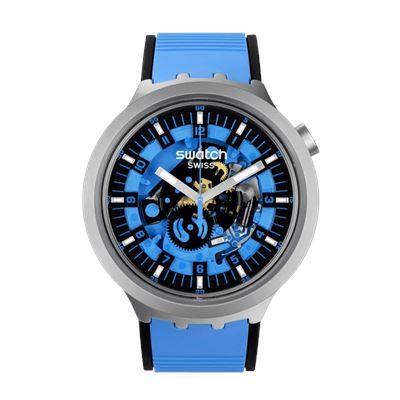 Swatch SB07S106 Azure Blue Daze Erkek Kol Saati