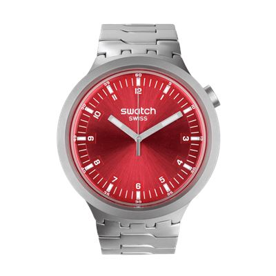 Swatch SB07S104G Scarlet Shimmer Erkek Kol Saati