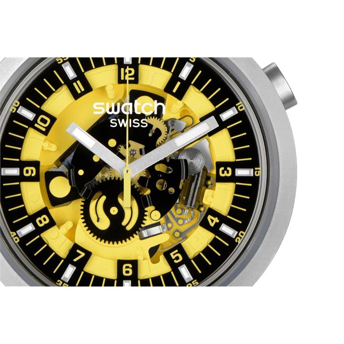 Swatch SB07S109 Bolden Yellow Unisex Kol Saati Abt Saat