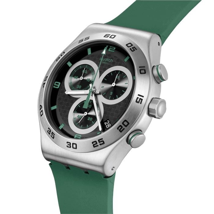 Swatch YVS525 Carbonic Green Erkek Kol Saati Abt Saat