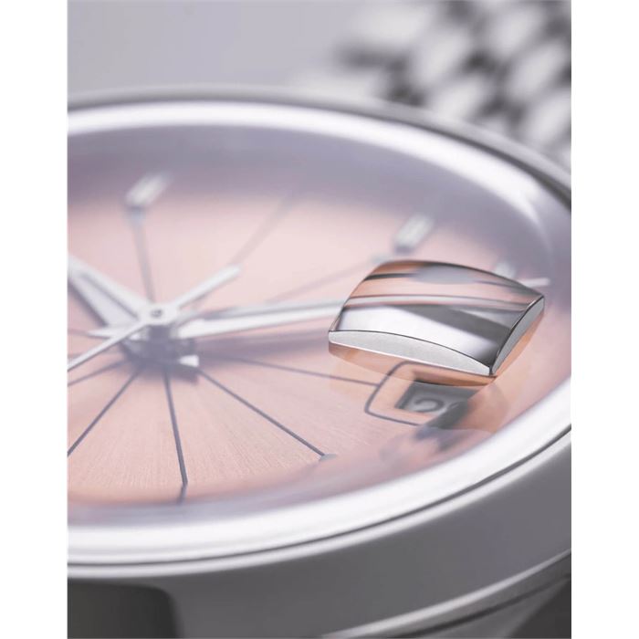 Nivada Grenchen Antarctic Spider Salmon 32042A04 Abt Saat