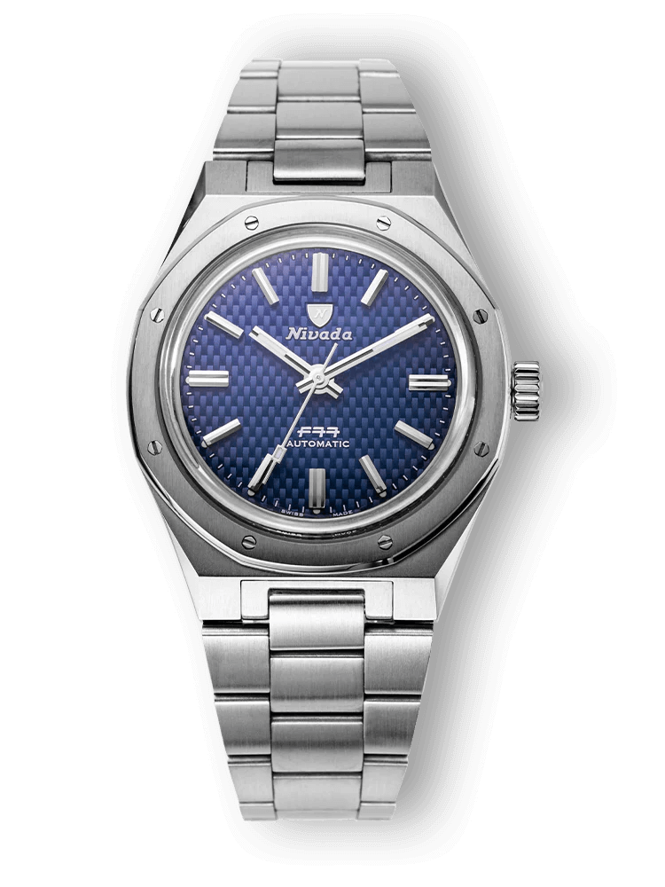 Nivada Grenchen F77 Blue NoDate 68001A77 Otomatik Erkek Kol Saati