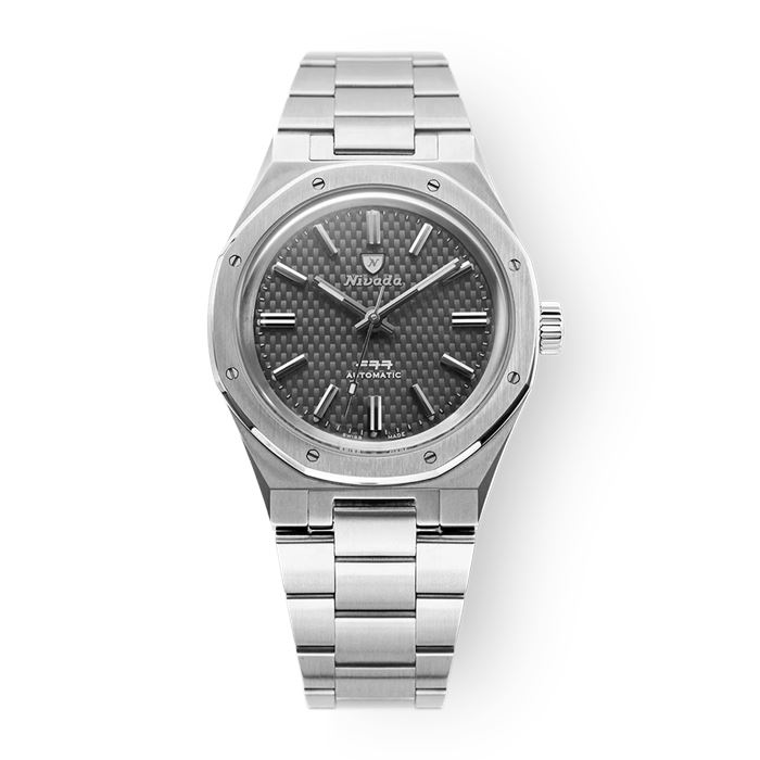Nivada Grenchen F77 Titanium Anthracite 68006A77 Abt Saat