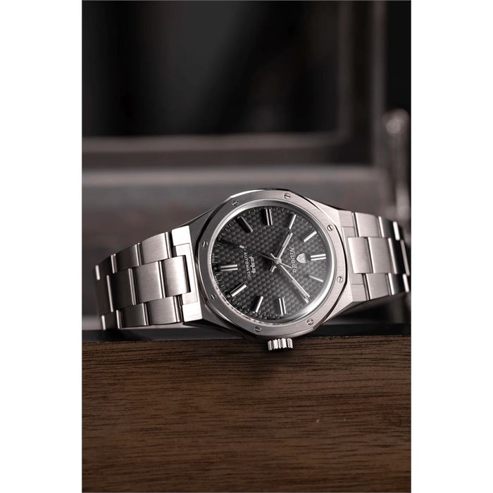 Nivada Grenchen F77 Titanium Anthracite 68006A77 Abt Saat