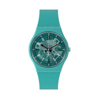 Swatch SO28G108 Photonic Turquois Kadın Kol Saati