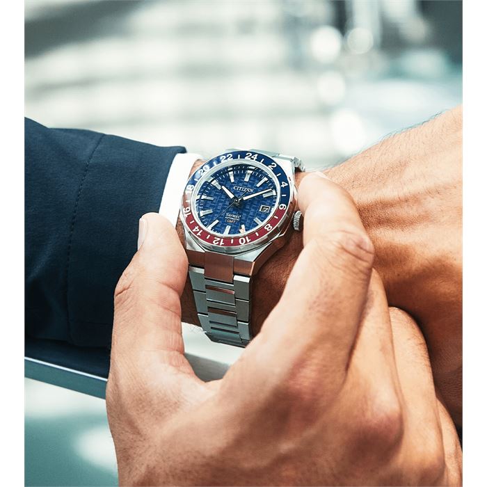 Citizen Series8 GMT NB603059L Otomatik Erkek Kol Saati Abt Saat