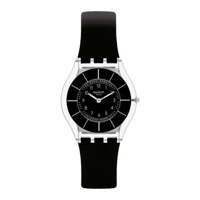 Swatch SS08K103 Black Classiness Kadın Kol Saati