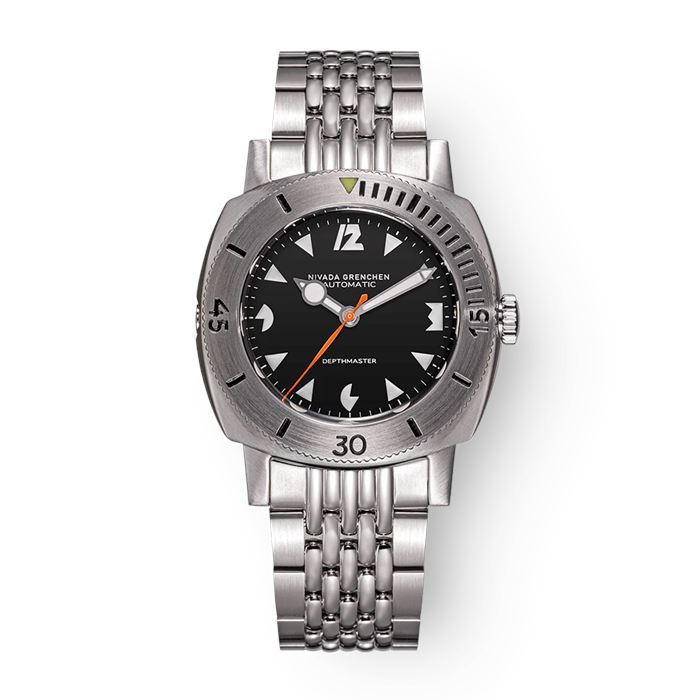 Nivada Grenchen White Pacman Depthmaster 14102A04 Otomatik Erkek