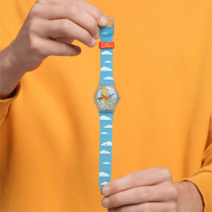 Swatch X Simpsons SO28Z115 Angel Bart Abt Saat