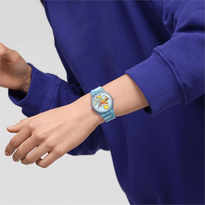 Swatch X Simpsons SO28Z115 Angel Bart Abt Saat