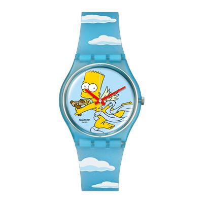 Swatch X Simpsons SO28Z115 Angel Bart