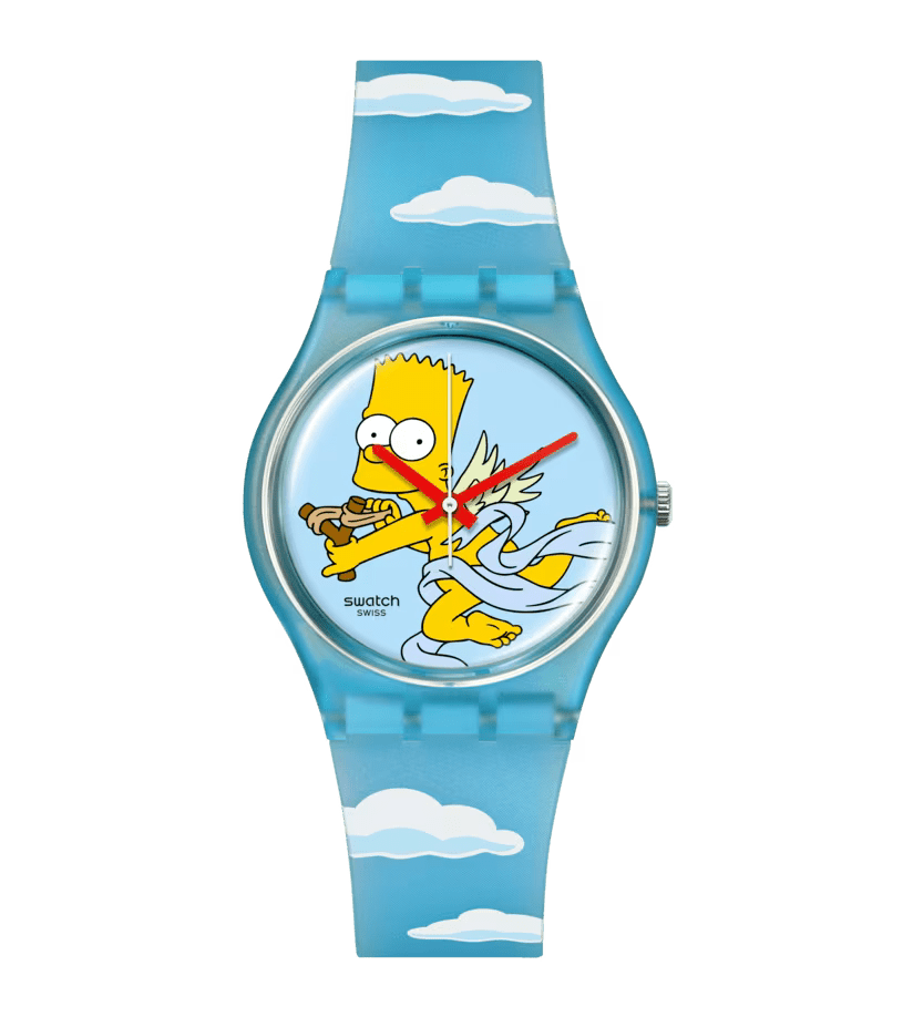 さっちんページ Swatch X Simpsons SO28Z115 Angel Bart Abt Saat