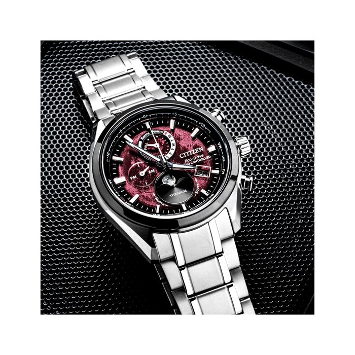 その他 moon Citizen EcoDrive TsukiYomi BY101081H Moonphase EcoDrive Erkek Kol