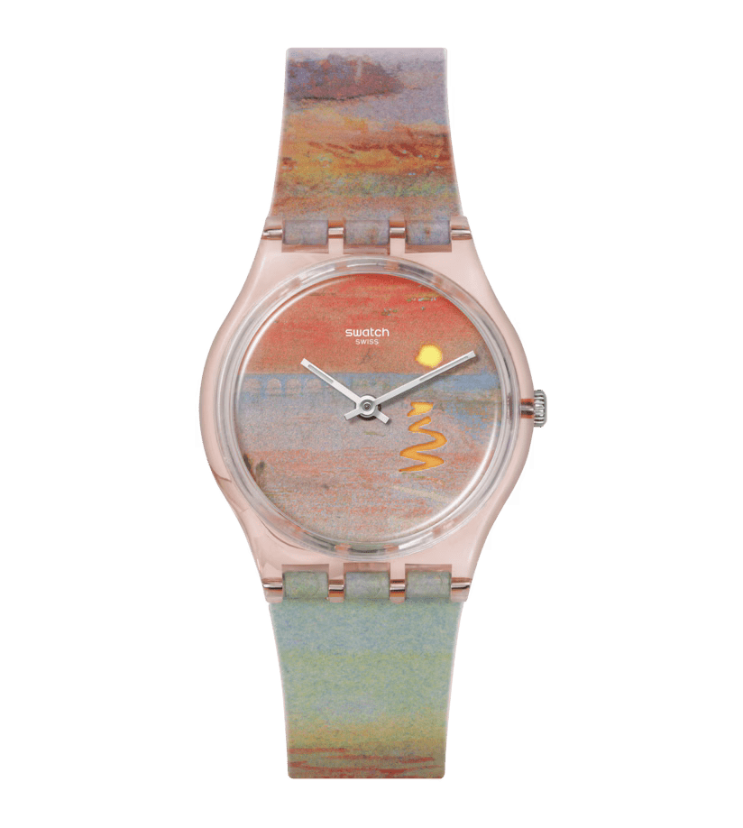 Swatch X Tate Gallery Turners Scarlet Sunset Unisex Kol Saati Abt Saat