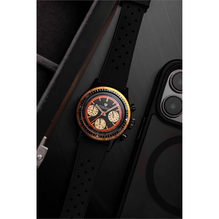 Nivada Grenchen Chronoking MecaQuartz Black Erkek Kol Saati Abt Saat