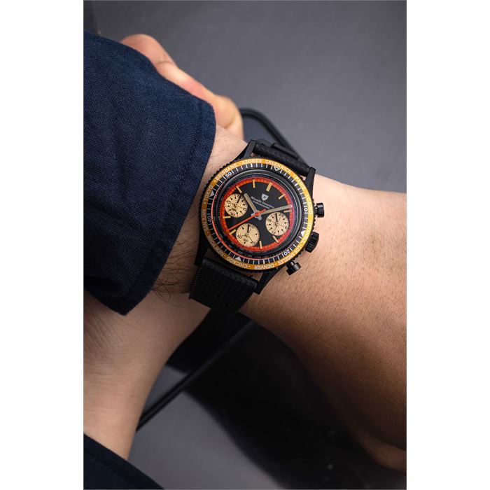 Nivada Grenchen Chronoking MecaQuartz Black Erkek Kol Saati Abt Saat