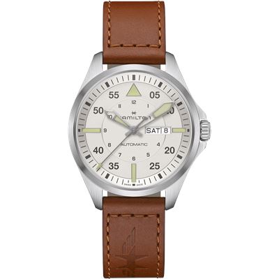 Hamilton Khaki Aviation Pilot Day Date 42mm H64635550 Otomatik Erkek Kol Saati