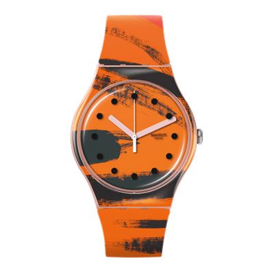 Swatch X Tate Gallery SUOZ362 Barn-Grahams Orange Unisex Kol Saati