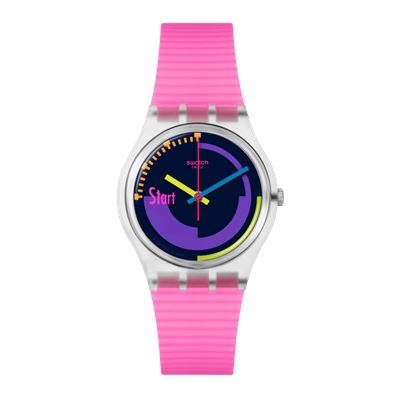 Swatch SO28K111 Swatch Neon Pink Podium Kadın Kol Saati