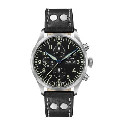 Laco Chronograph Kiel.2 Schwarz 862148 Otomatik Kronograf Erkek Kol Saati
