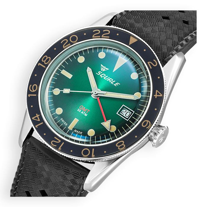 Squale Sub39 Vintage Green SUB39GMGR.HT Abt Saat