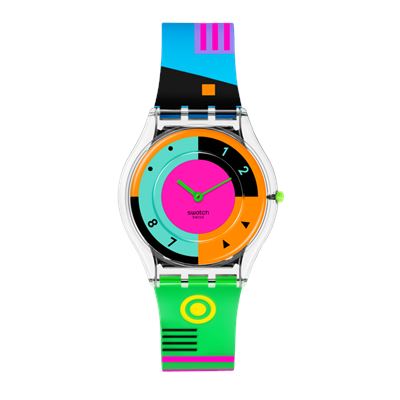 Swatch SS08K119 Swatch Neon Hot Rider Unisex Kol Saati