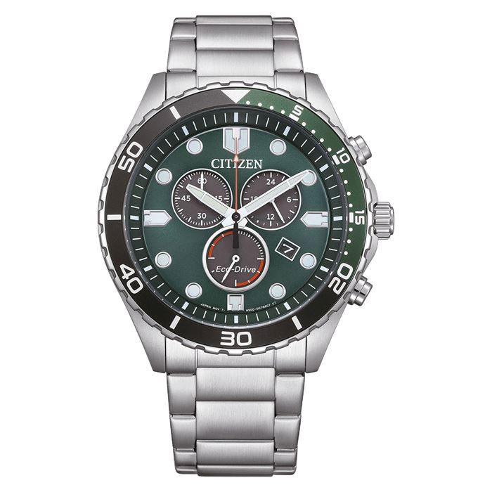 Citizen EcoDrive Chronograph AT256181X Erkek Abt Saat