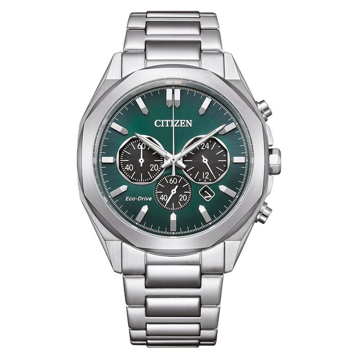Citizen EcoDrive Chronograph CA459081X Abt Saat