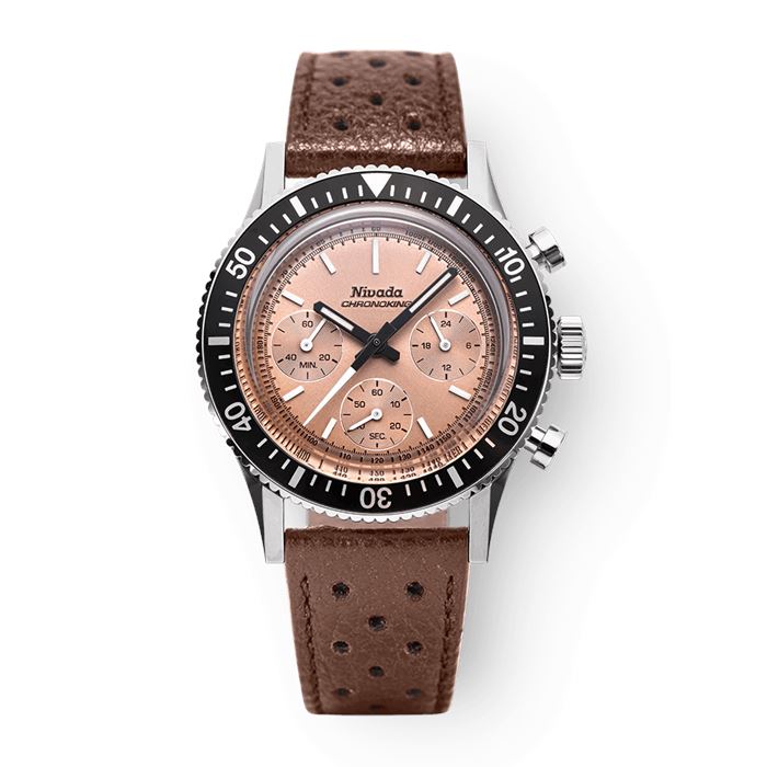 Nivada Grenchen Chronoking MecaQuartz Salmon Erkek Kol Saati Abt Saat