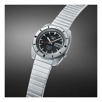 Seiko5 Sports Pepper Black 1968 Recreation Limitli Üretim Otomatik