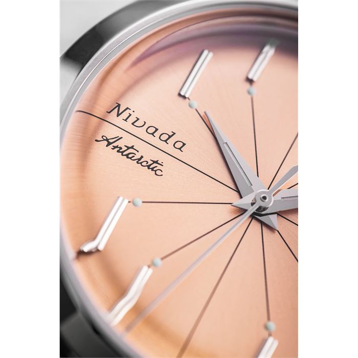 Nivada Grenchen Antarctic Spider Salmon NoDate Otomatik Erkek Kol