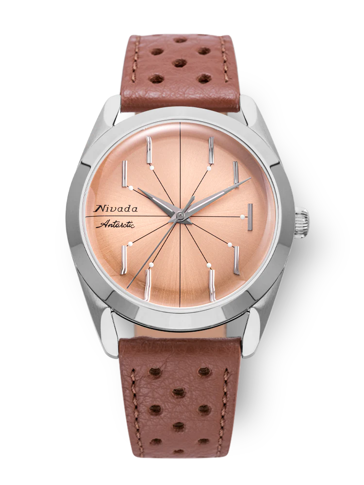 Nivada Grenchen Antarctic Spider Salmon NoDate Otomatik Erkek Kol